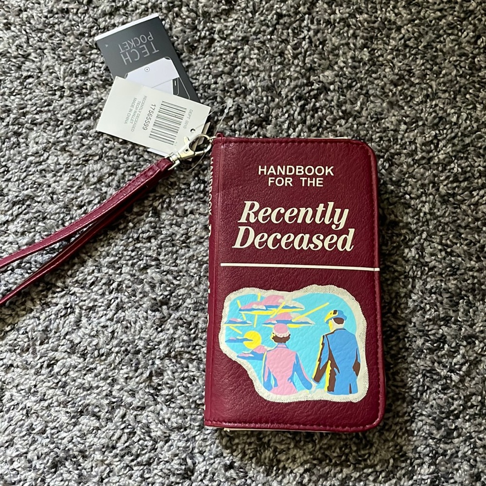 Beetlejuice Handbook For The Recently Deceased Tech Wallet